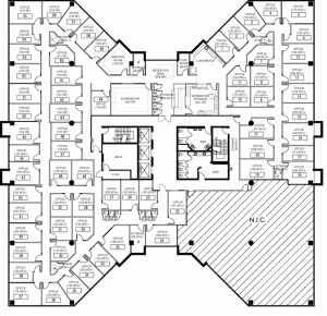 Shared Office Space Floor Plan